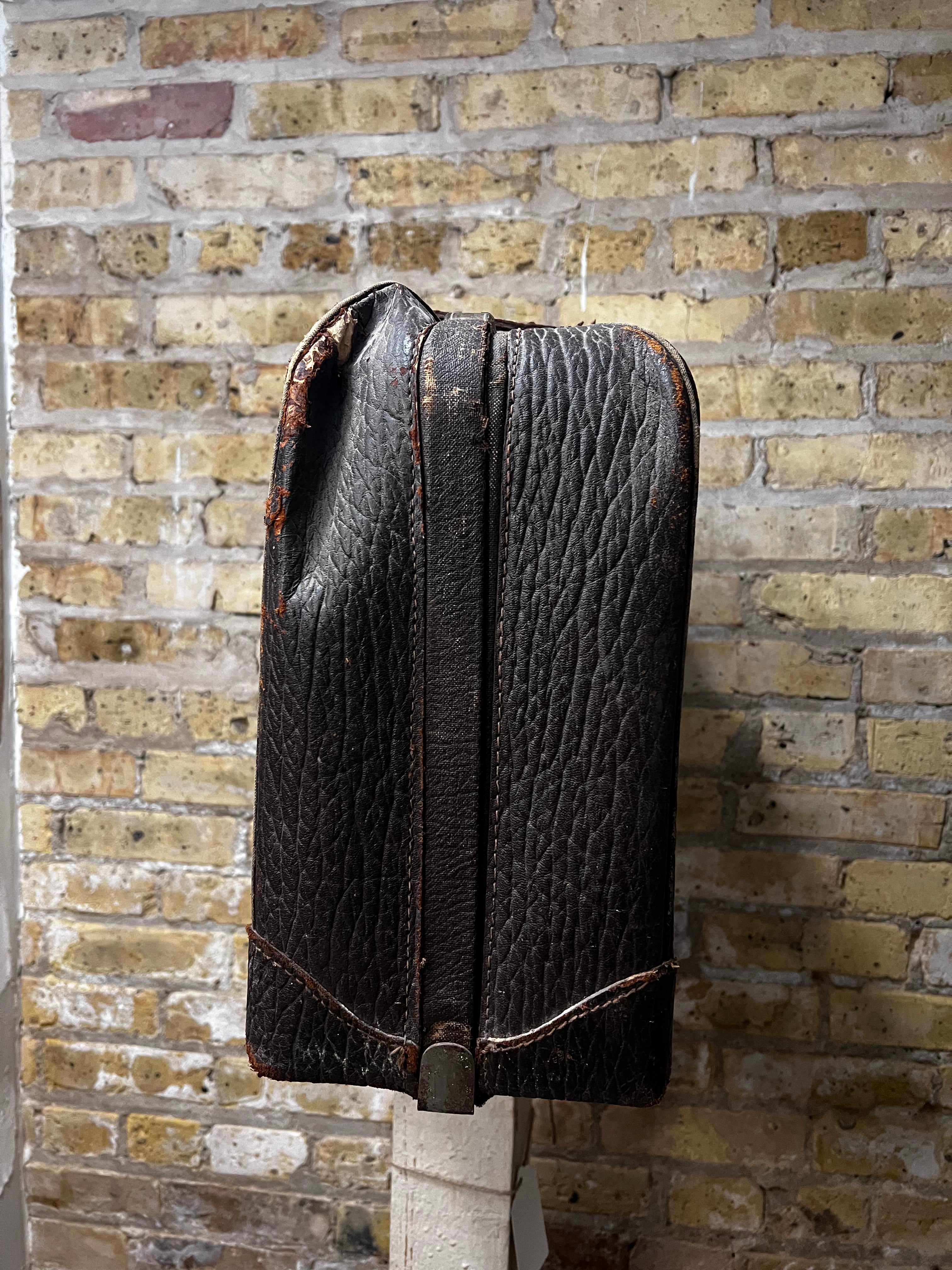 Leather Suitcase - Early 1900's