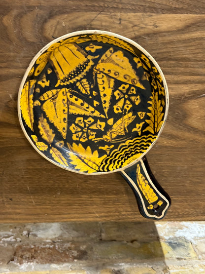 Vintage Mexican Pottery Tlaquapaque Skillet