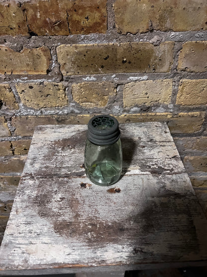 Green Glass Mason Jar