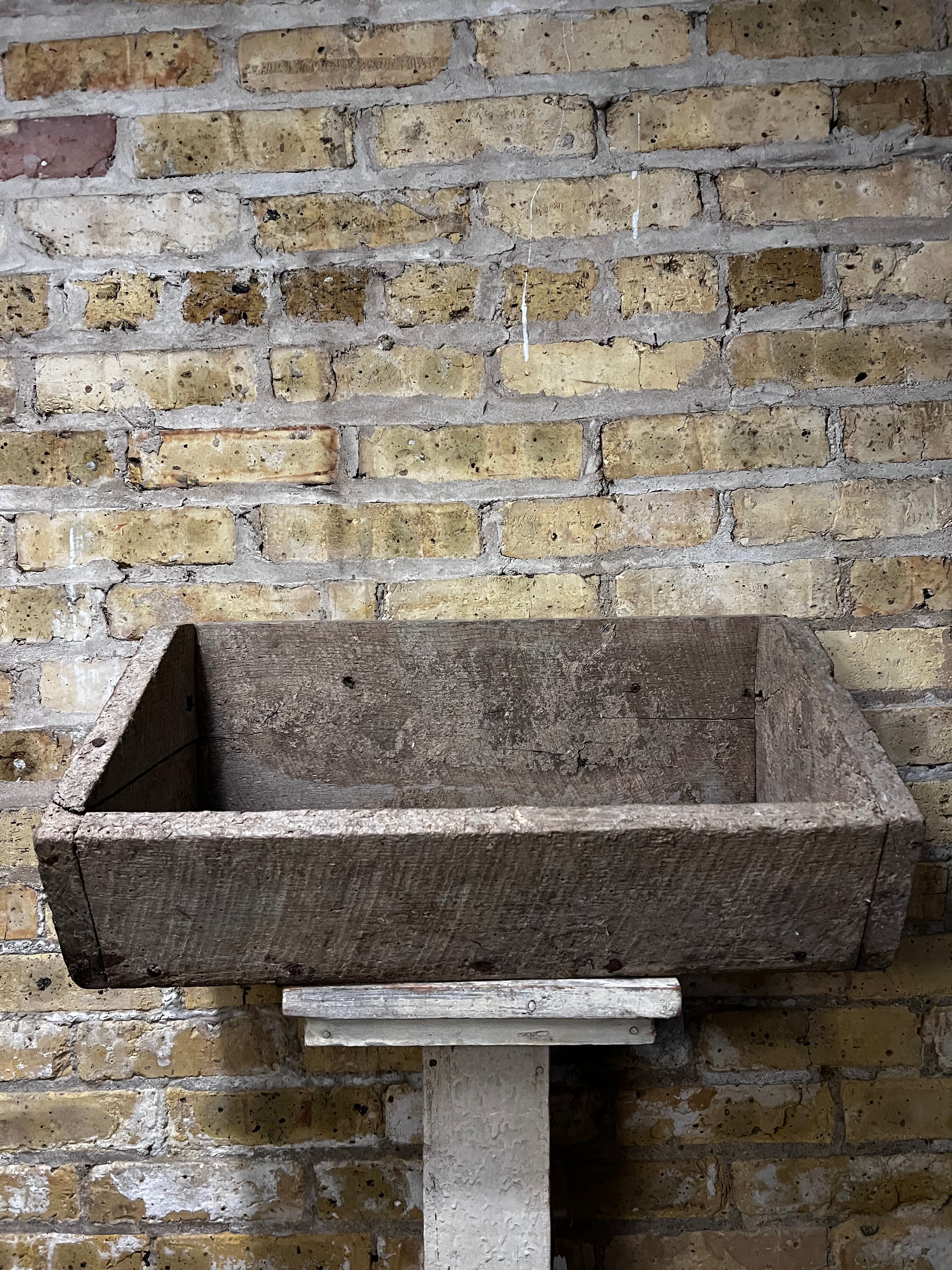 Vintage Wooden Trough