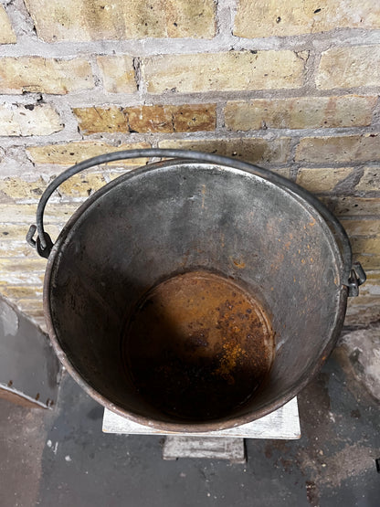 Vintage Farmhouse Galvanized Bucket