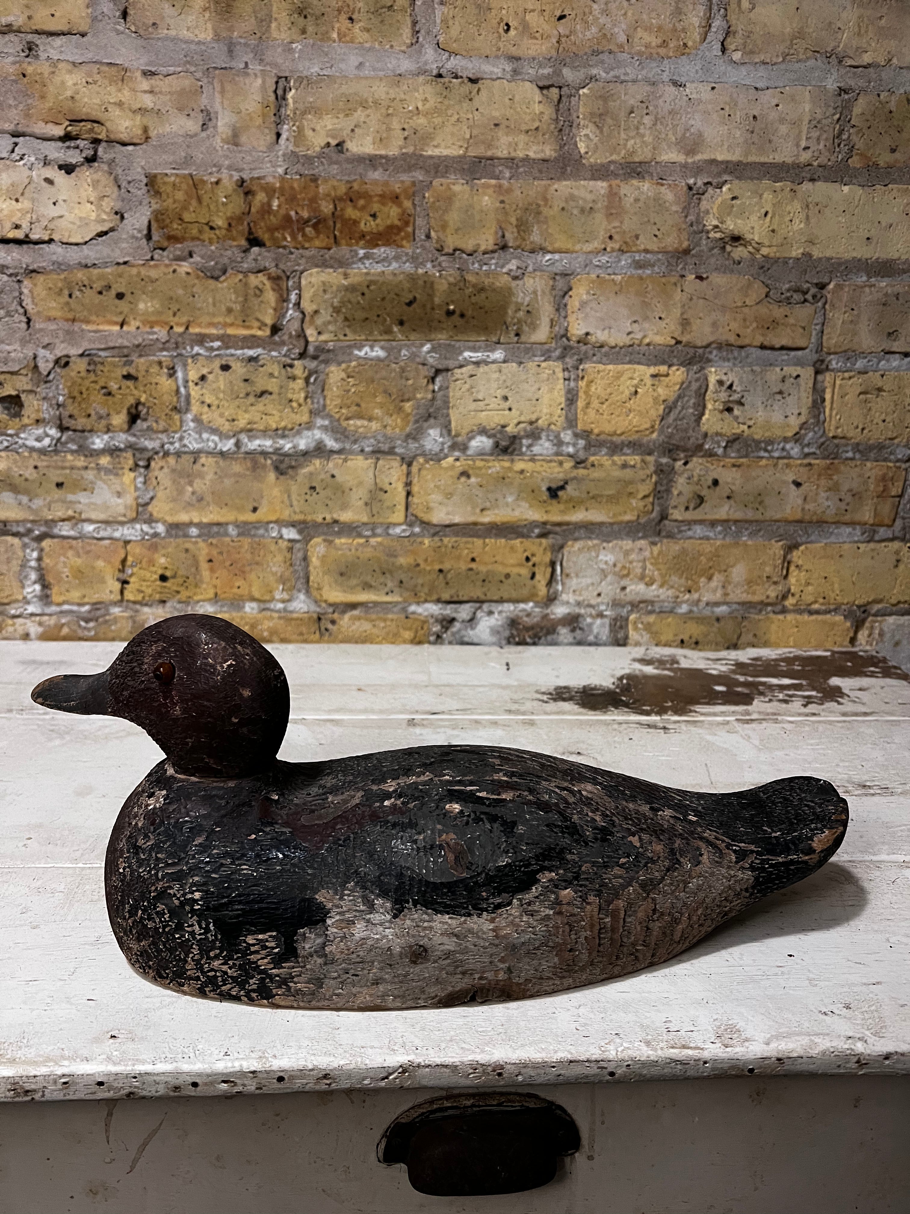 Vintage RedHead Decoy Duck