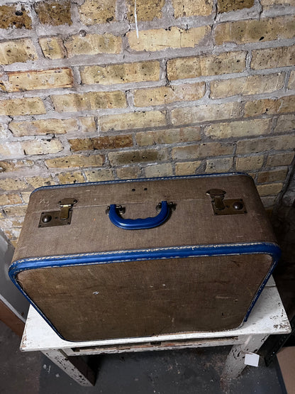 Yellow and Blue Suitcase