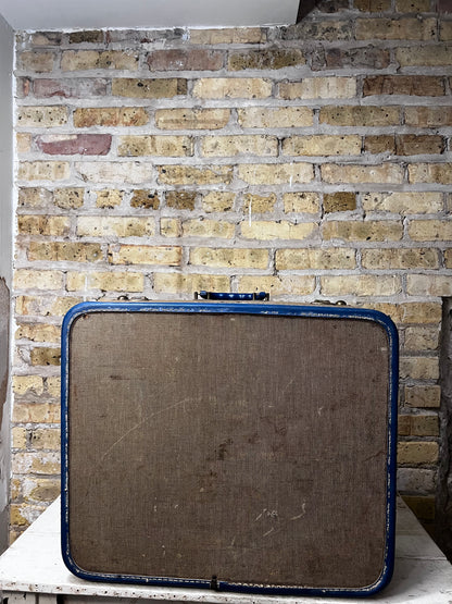 Yellow and Blue Suitcase