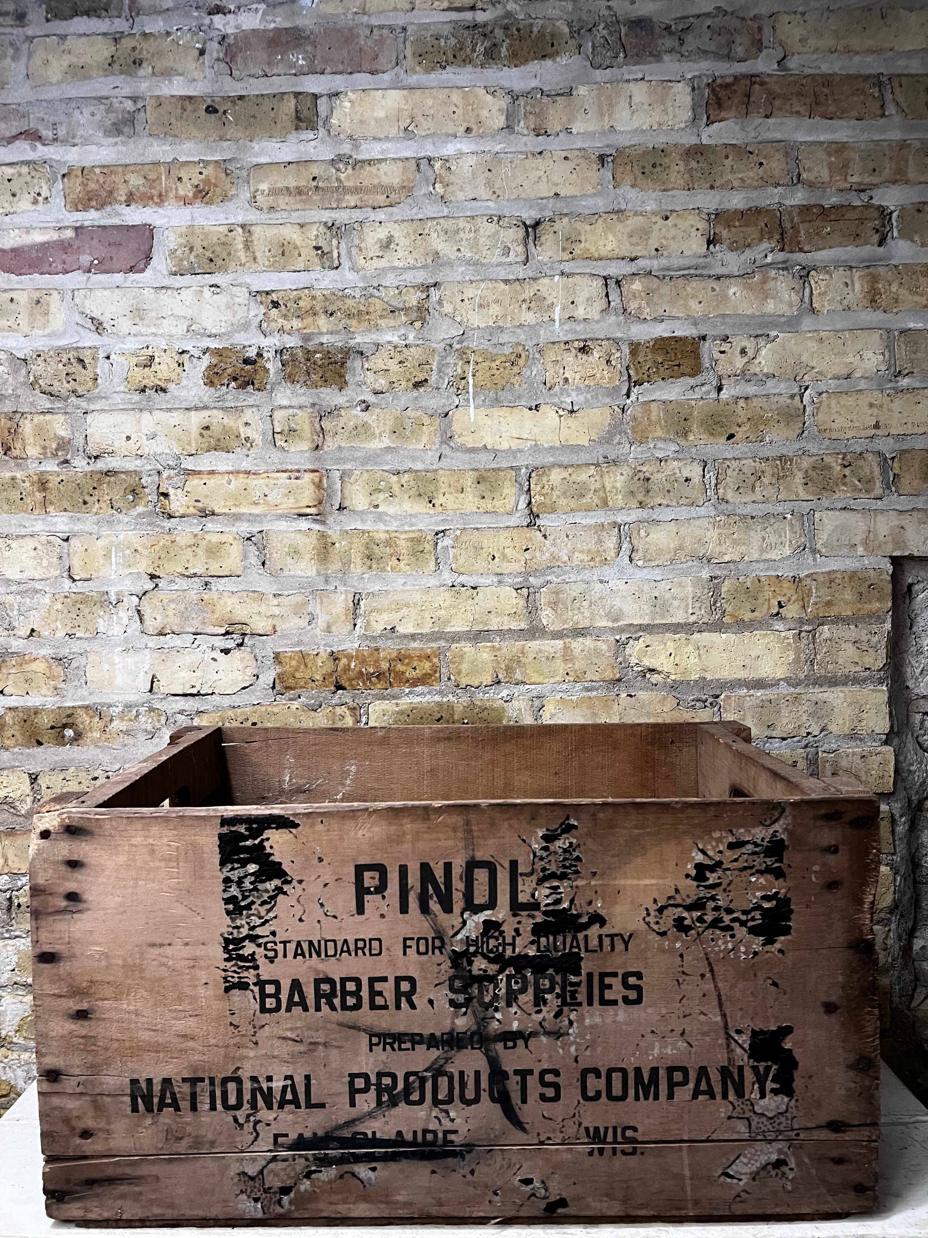 Barber Supply Crate