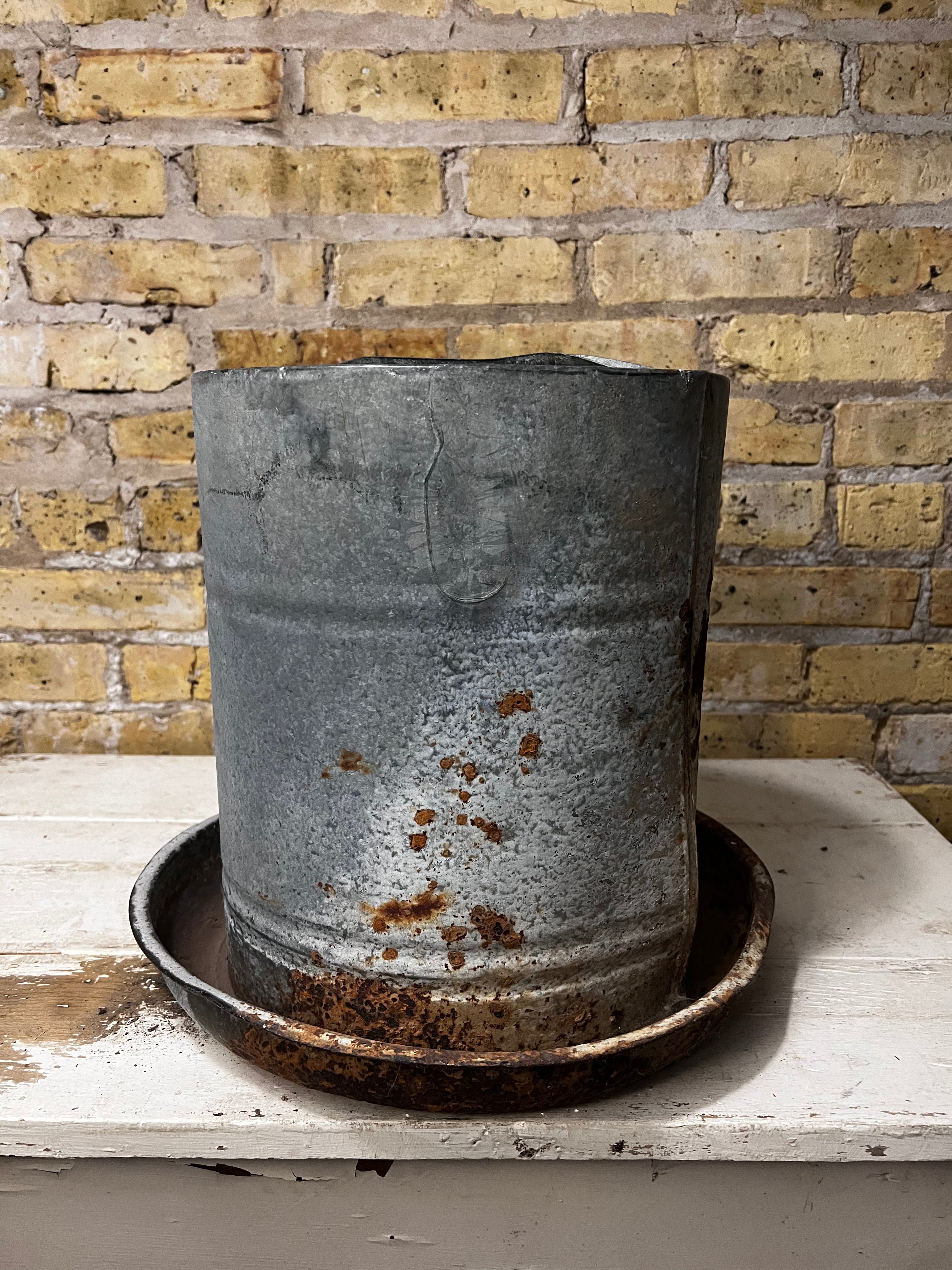 Galvanized Chicken Feeder