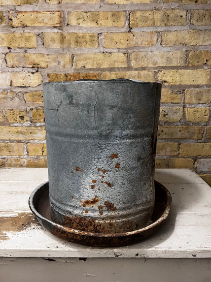 Galvanized Chicken Feeder