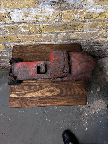 Vintage Structo Flatbed Winch Truck Toy