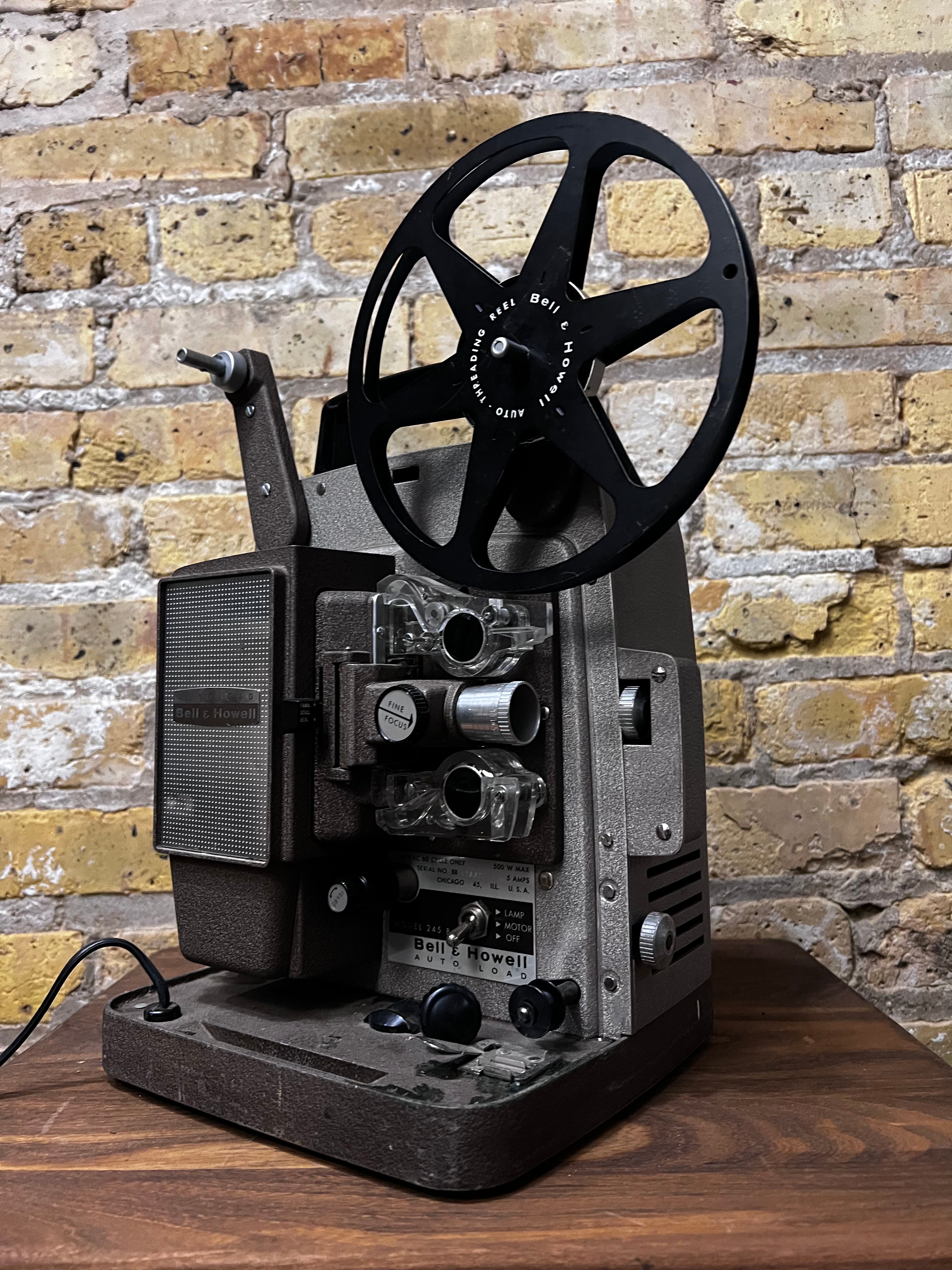 Bell & Howell 8mm filmstrip Autoload Movie Projector 245BA