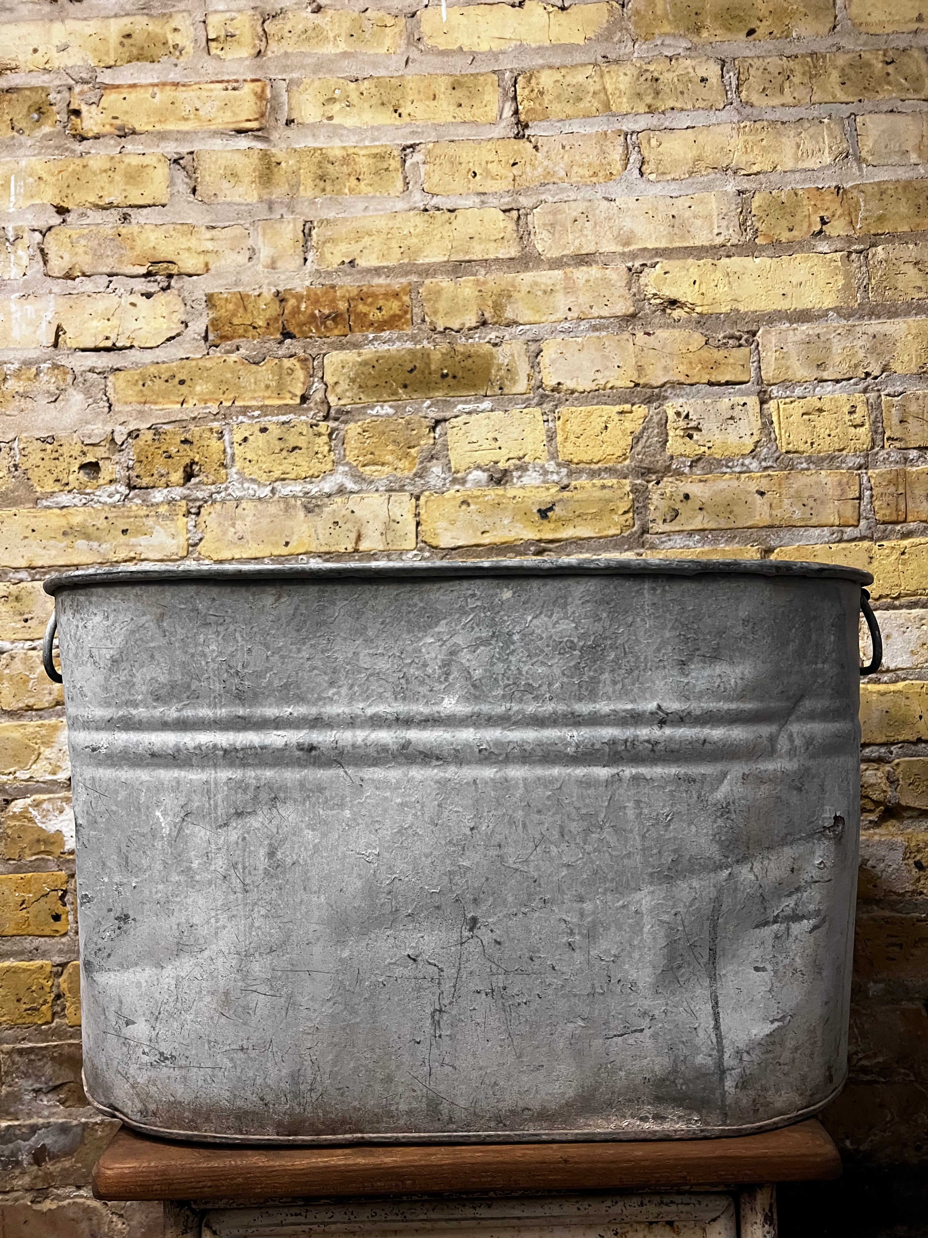 Zinc Wash Basin