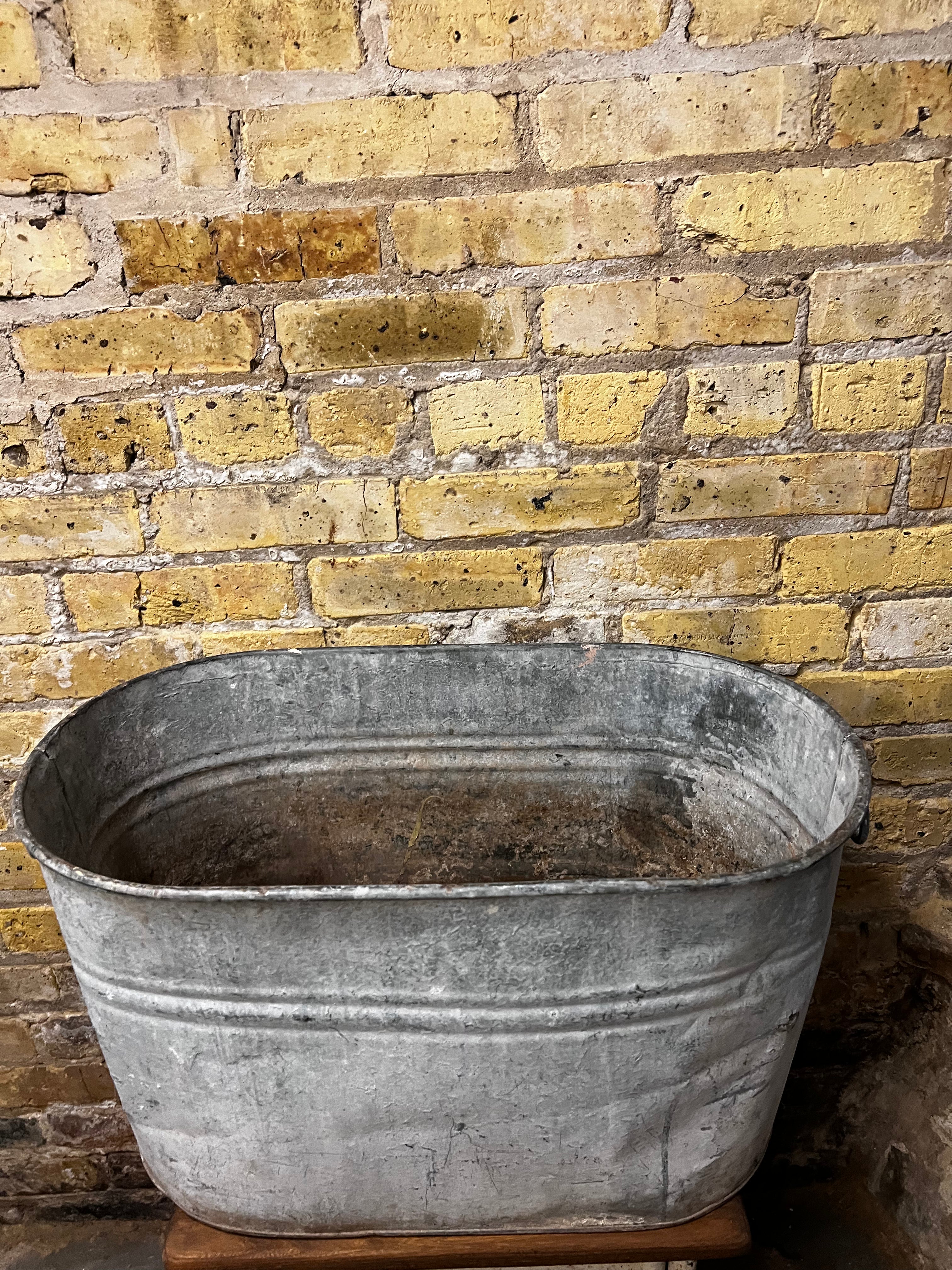 Zinc Wash Basin