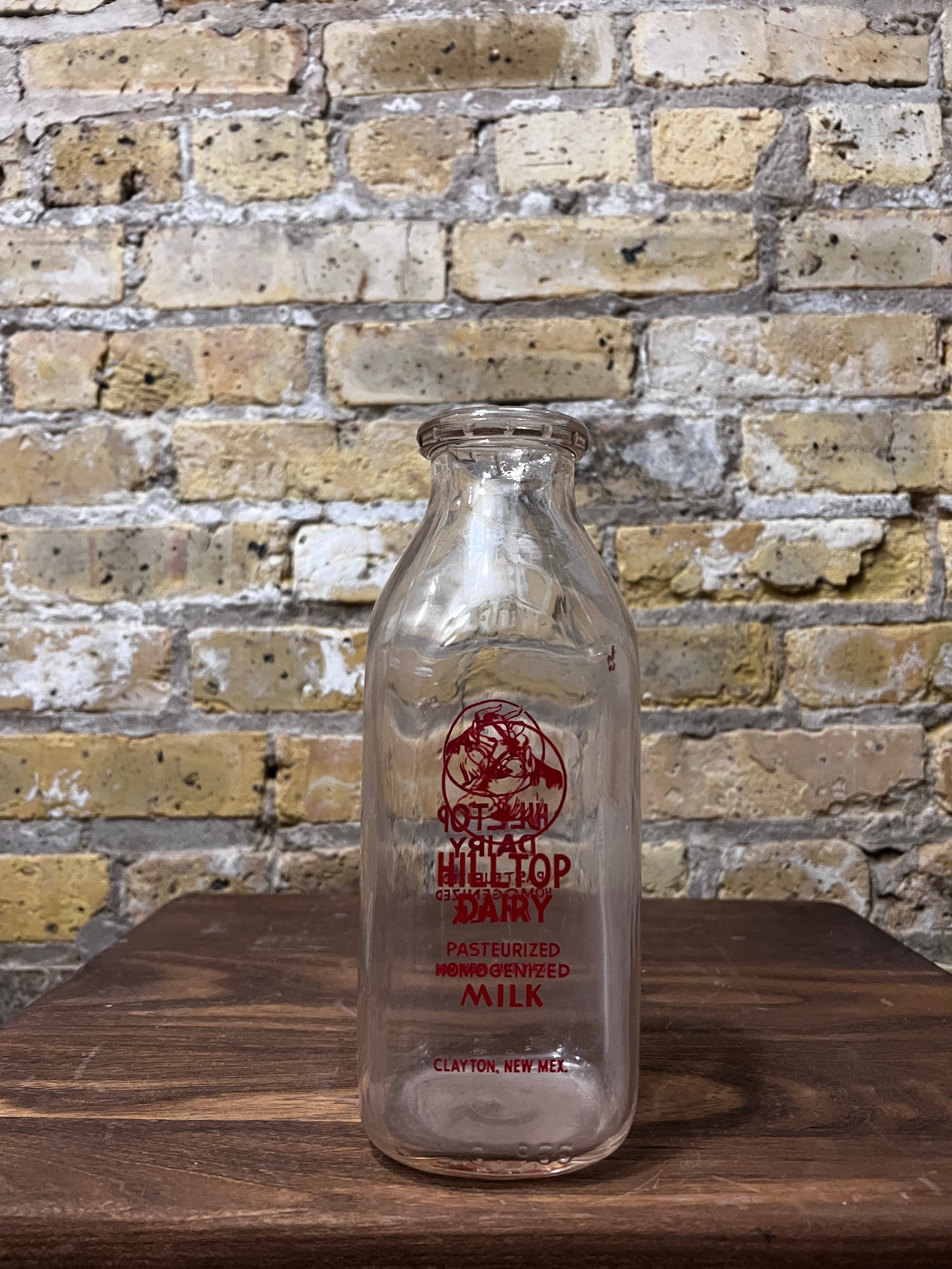 Vintage Hilltop Milk Bottle