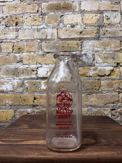 Vintage Hilltop Milk Bottle