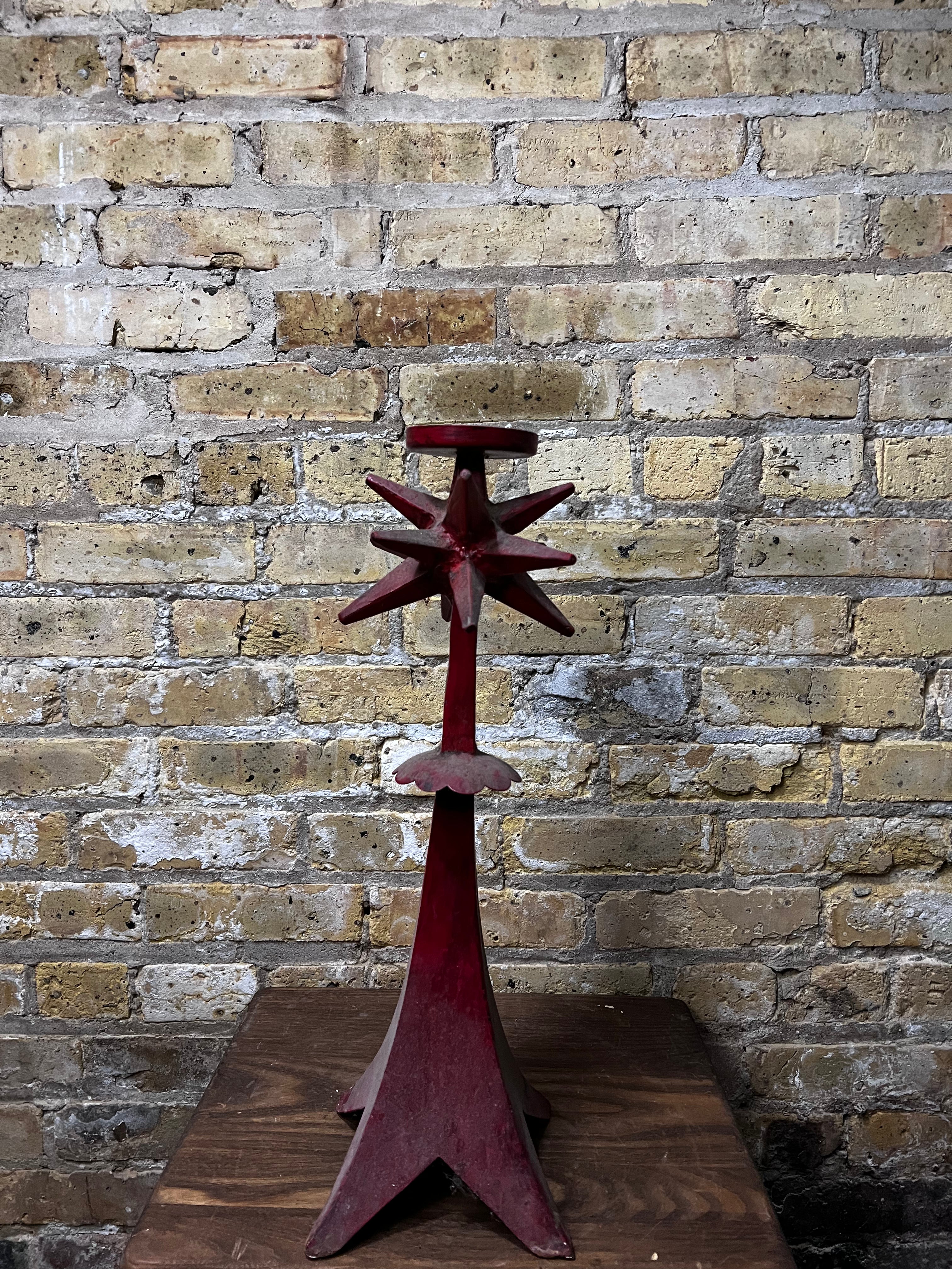 iron candle holder