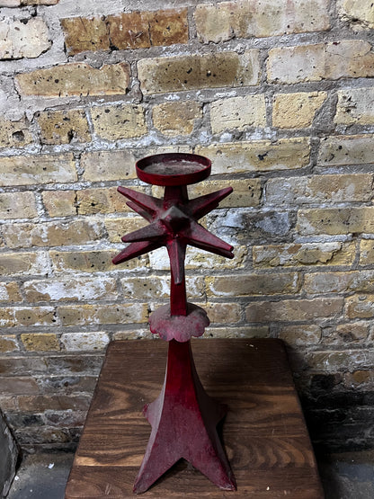 iron candle holder
