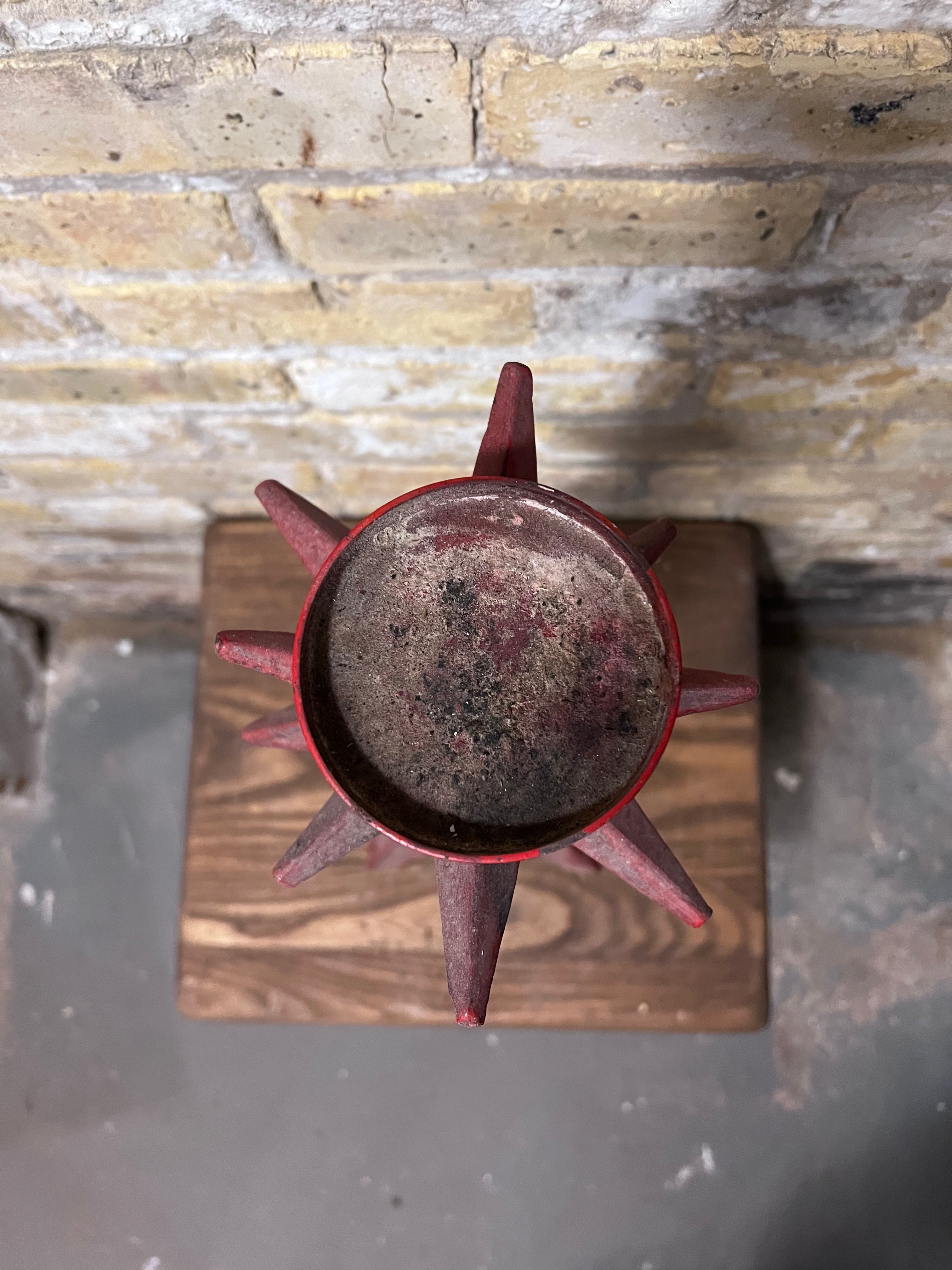 iron candle holder