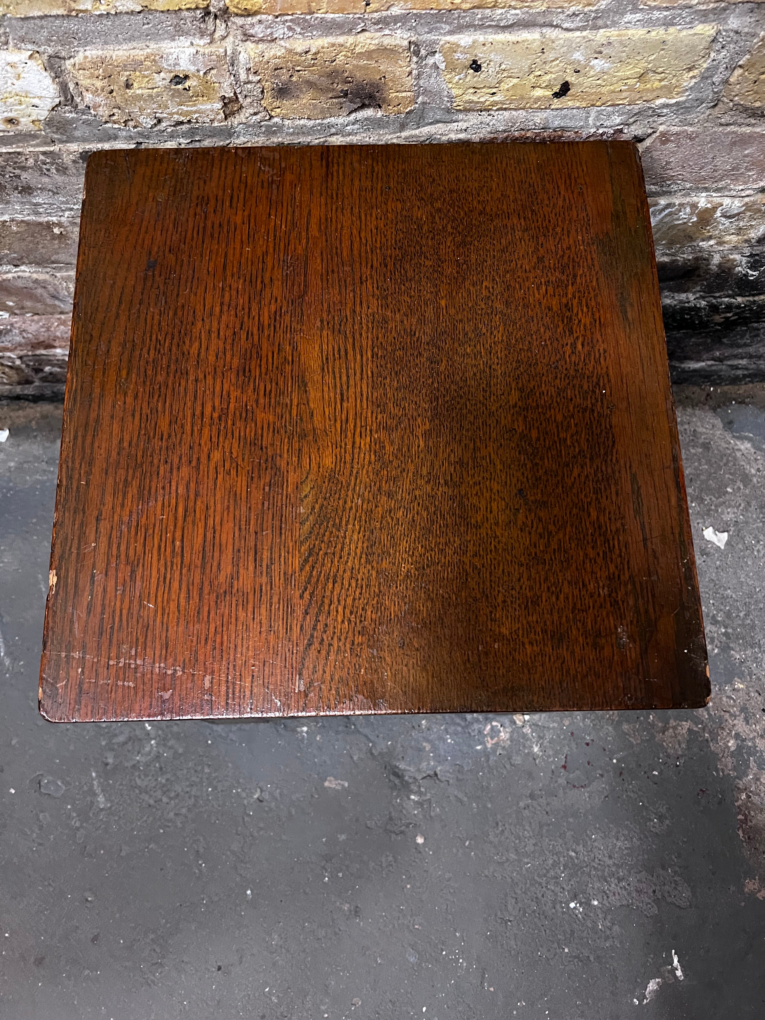 wooden side table