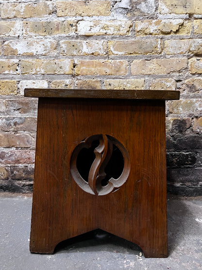 wooden side table