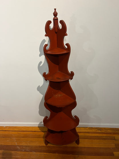 Wooden Corner Shelf