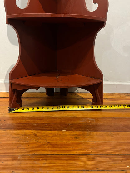 Wooden Corner Shelf