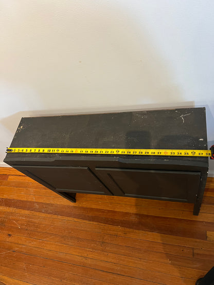 Wooden storage cabinet