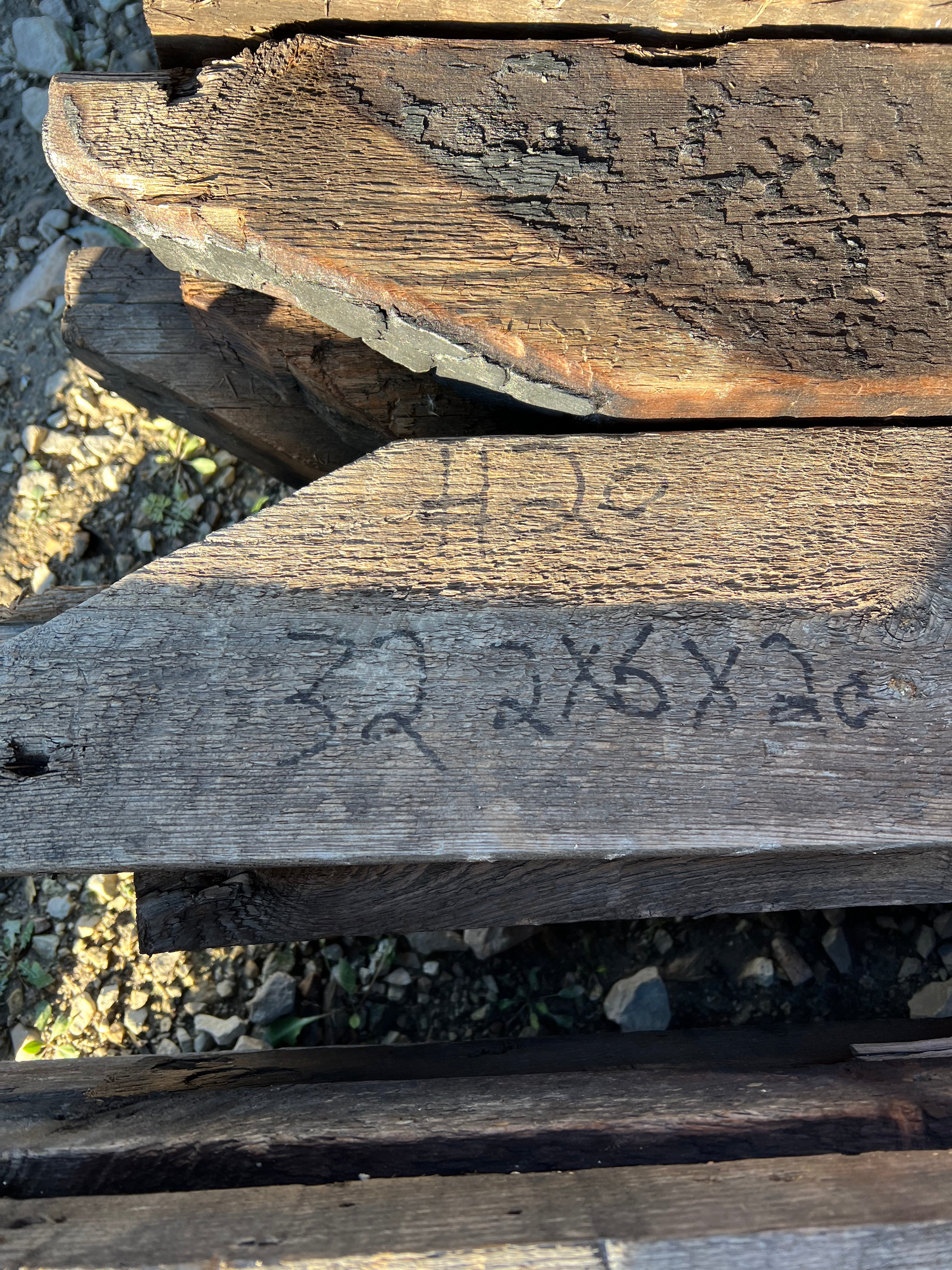 Antique Lumber Rough Sawn