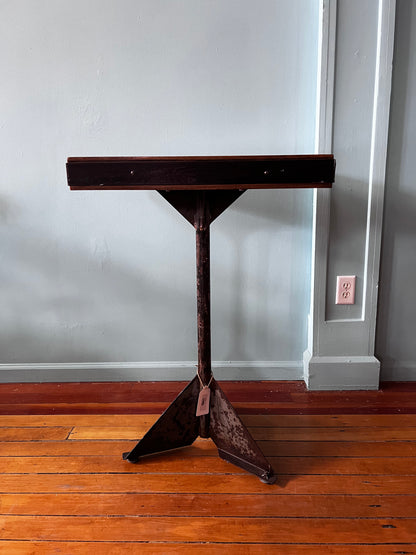 Vintage Industrial Bistro Table