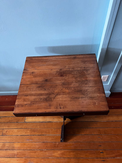 Vintage Industrial Bistro Table