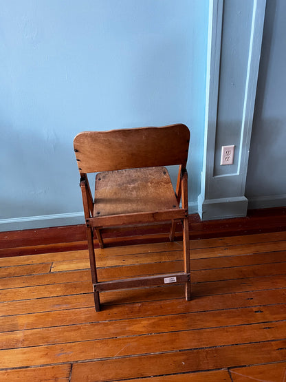 Vintage Wooden Folding chair