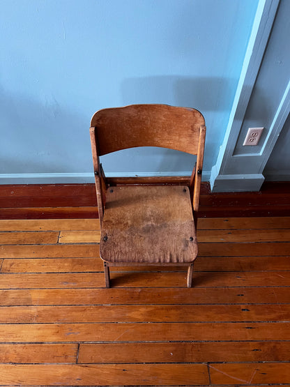 Vintage Wooden Folding chair