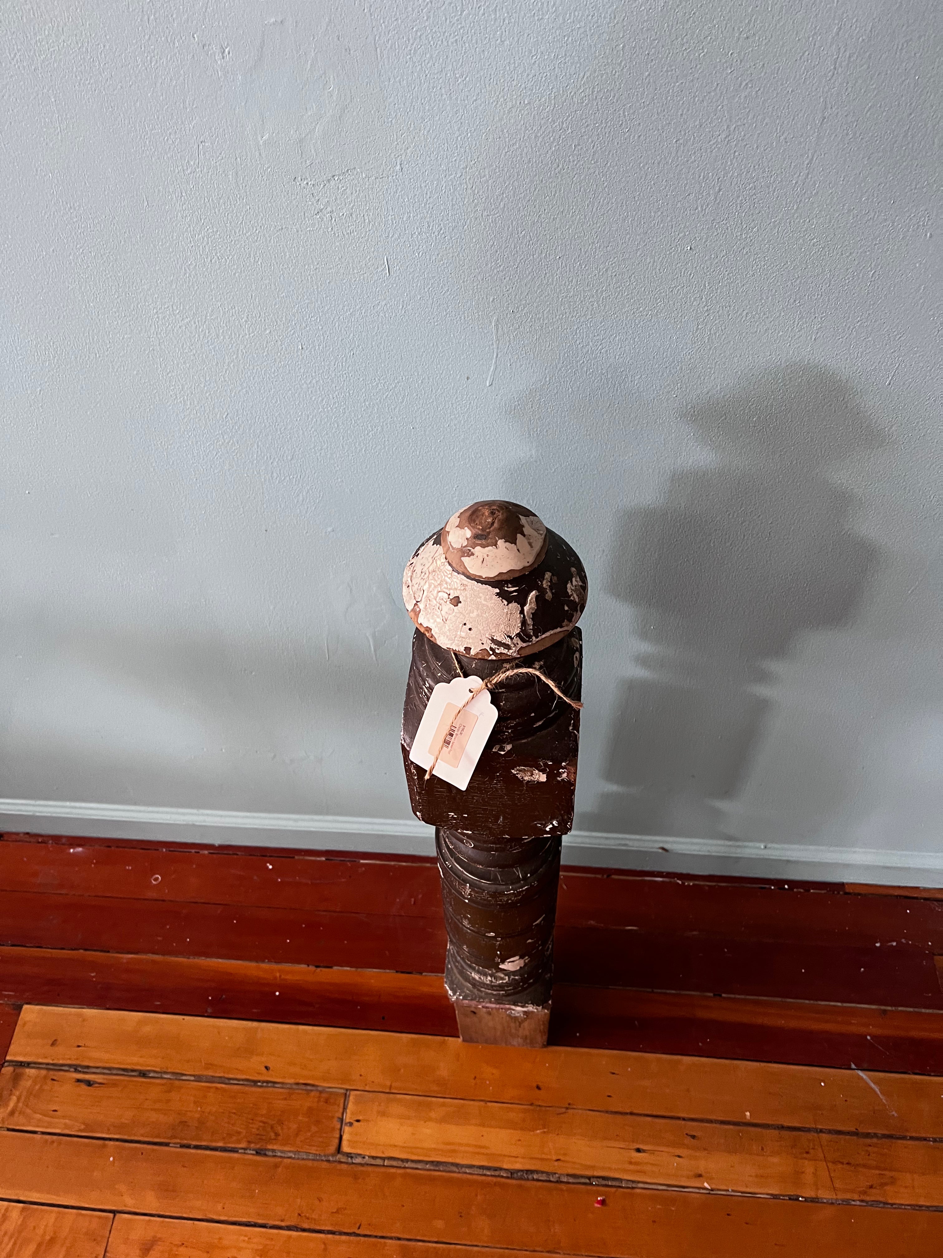 Chippy Brown Newel Post