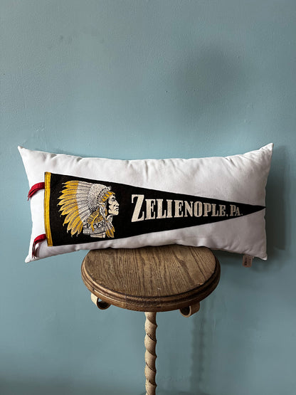 Vintage Pennant Pillow