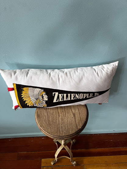 Vintage Pennant Pillow