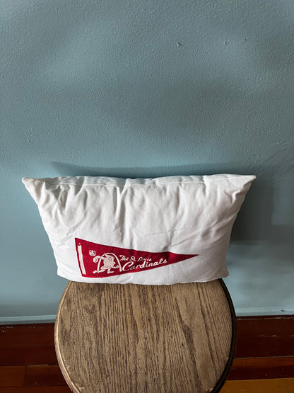 Vintage St. Louis Cardinals Pennant Pillow