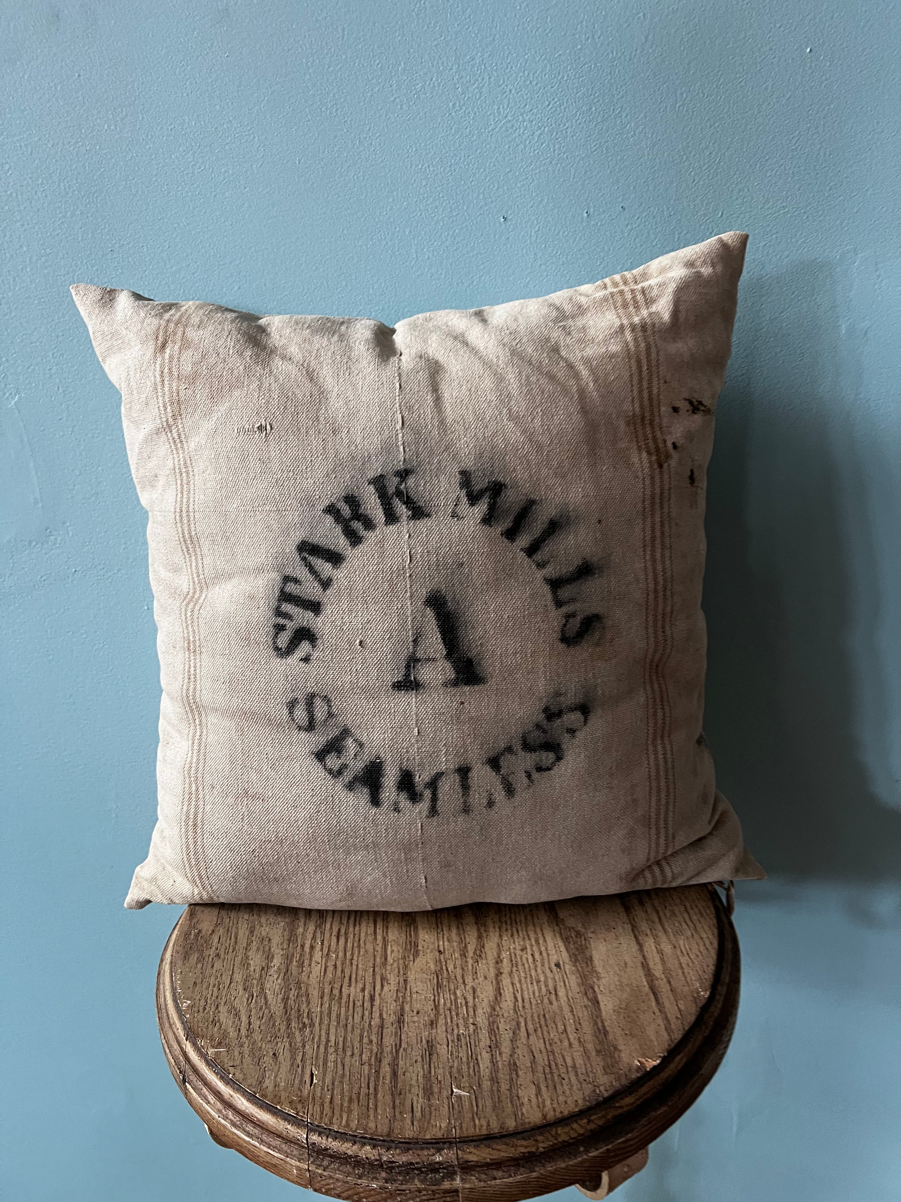 Grain Sack Pillow Large