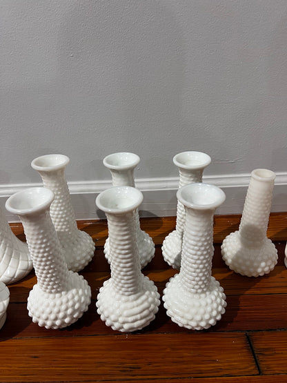 Randall Milk Glass Vase Set