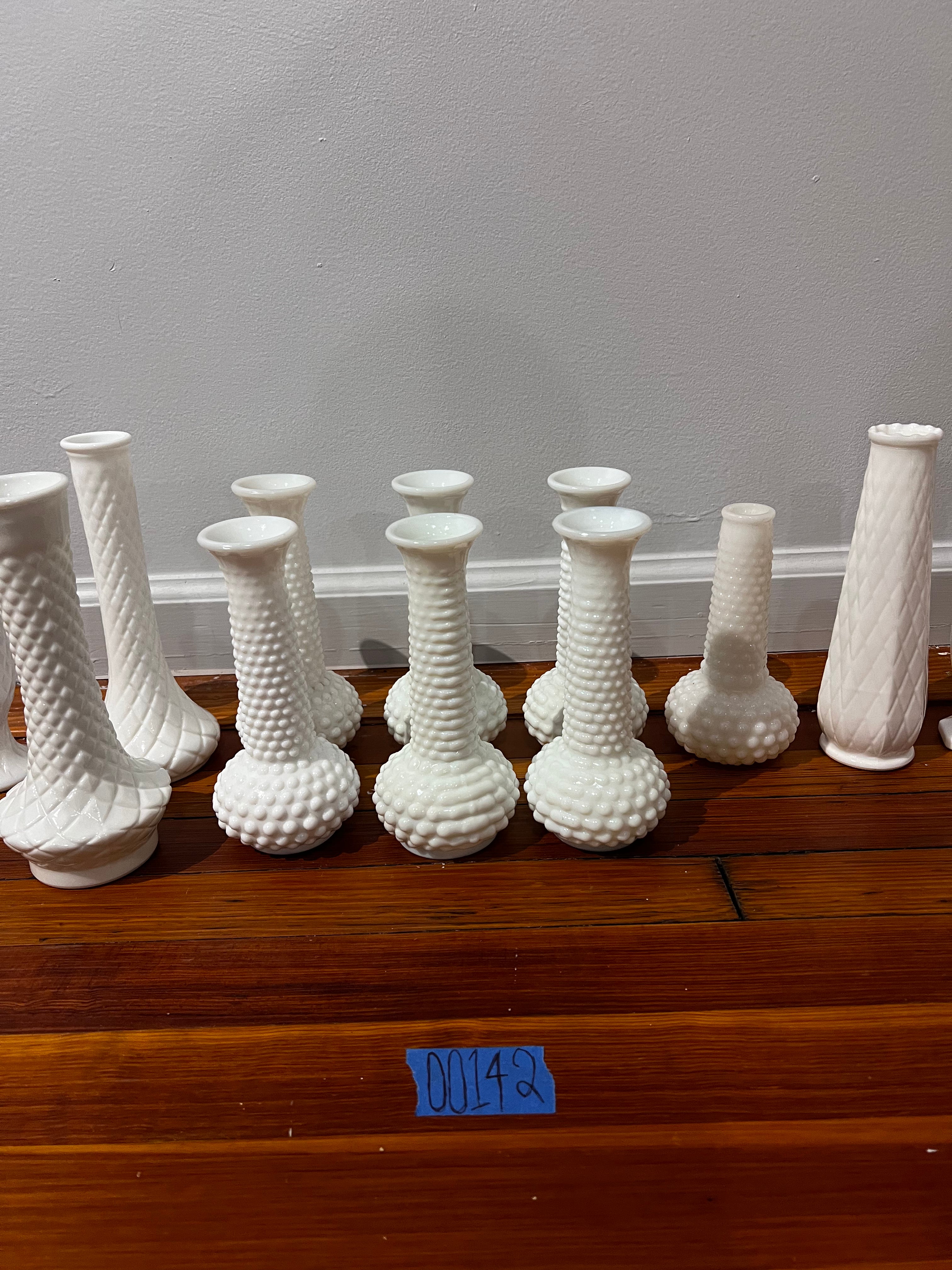 Randall Milk Glass Vase Set