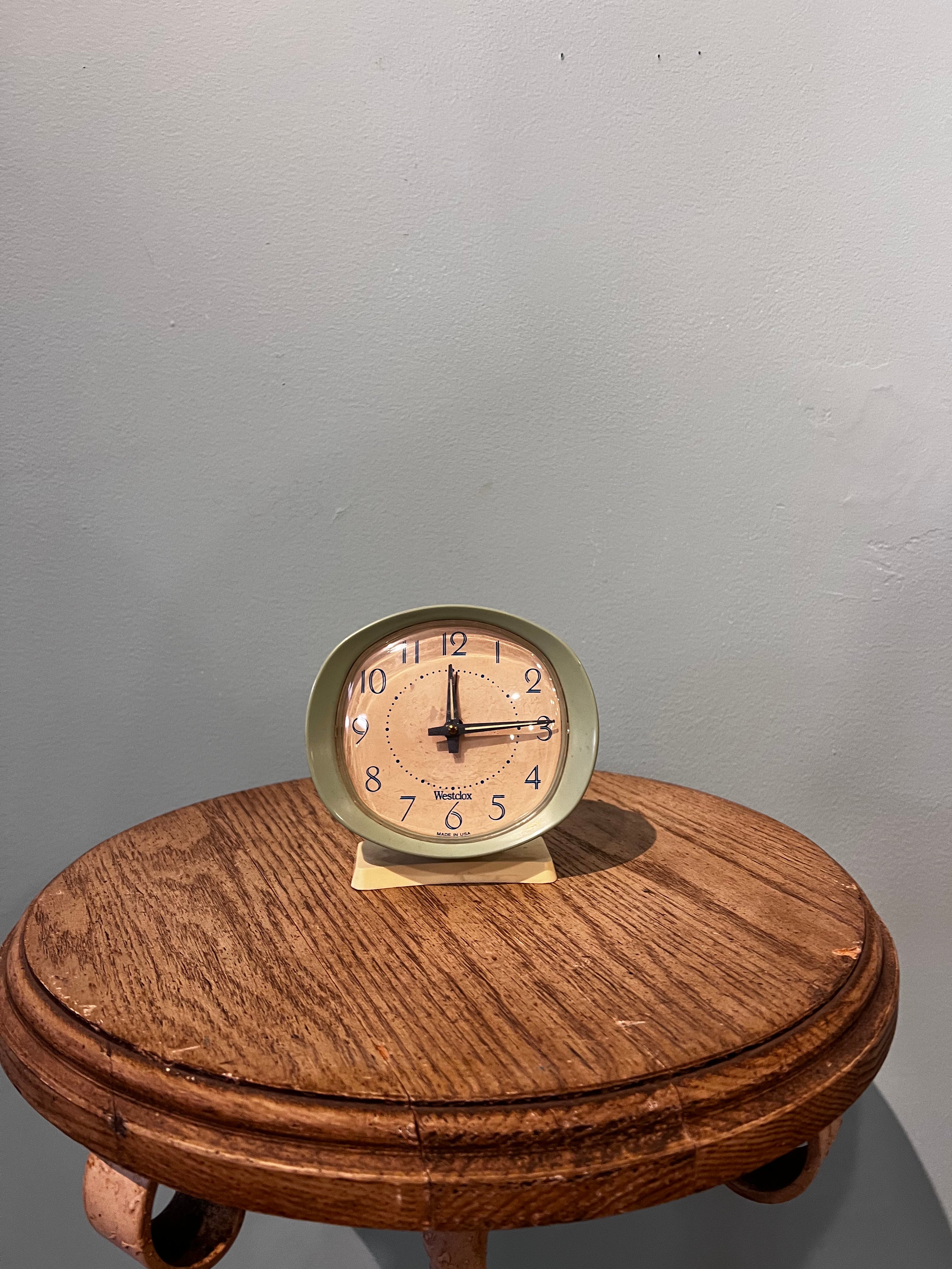 Westclox Blue Clock