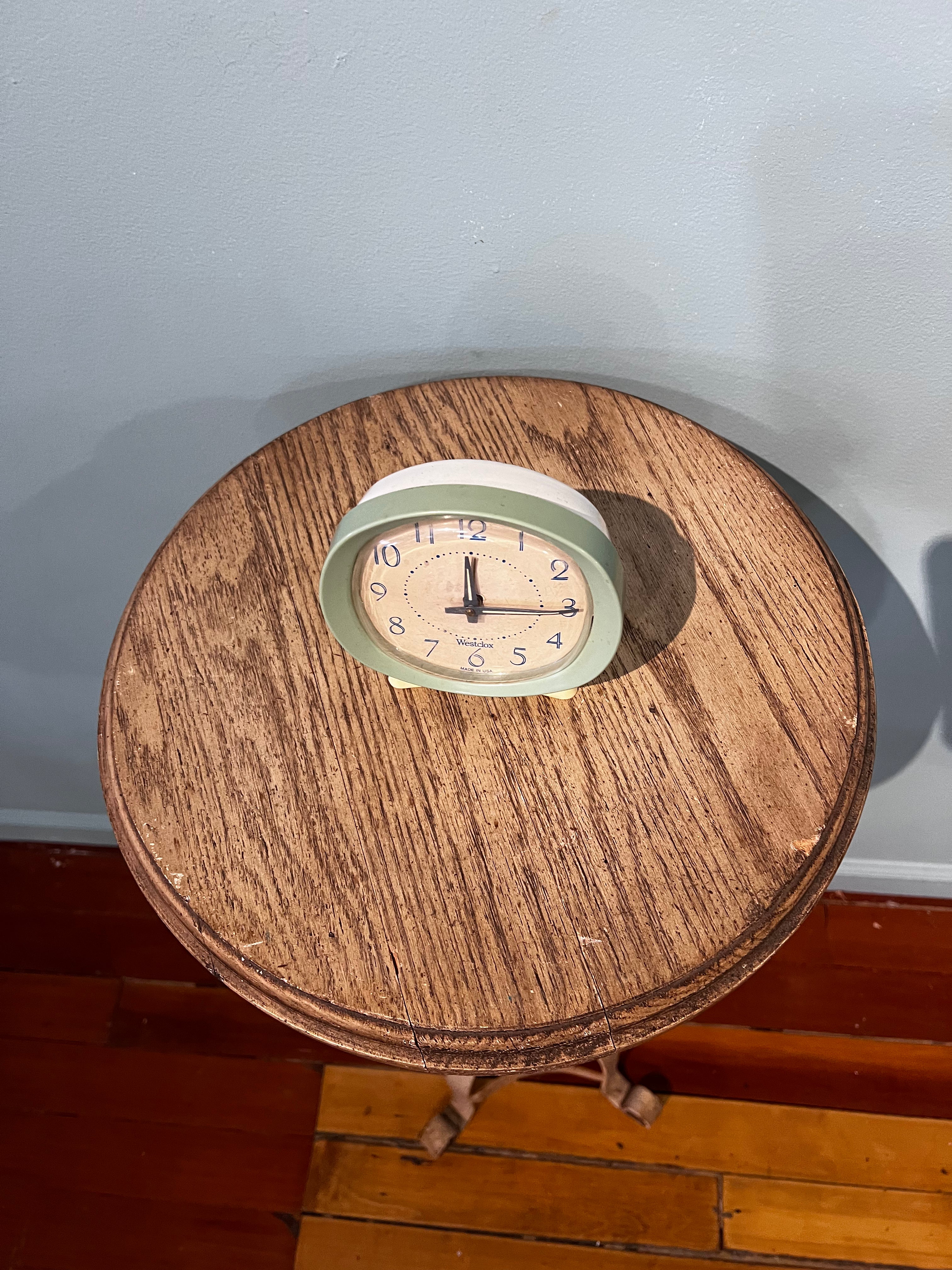 Westclox Blue Clock