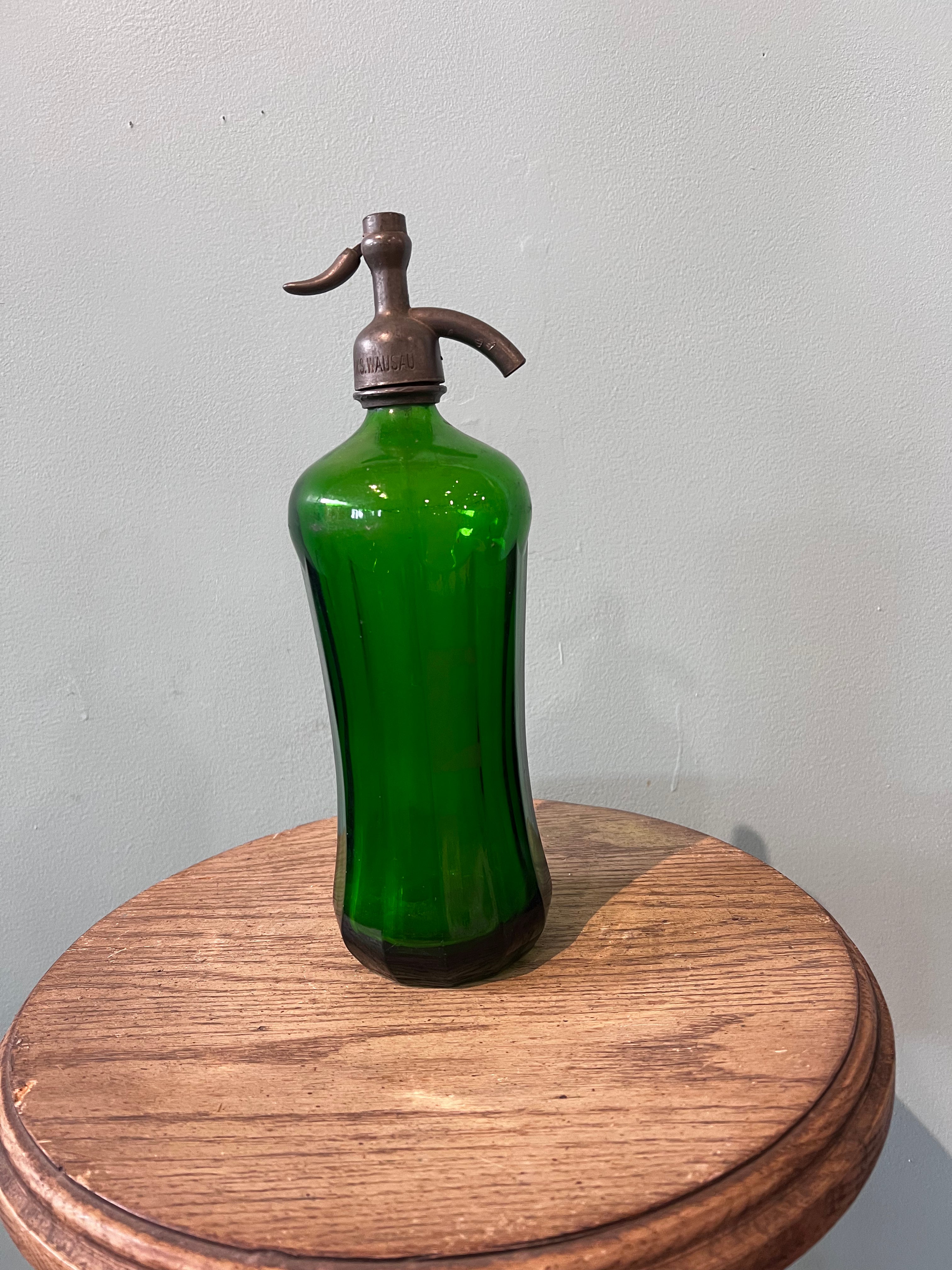 Green Seltzer Bottle