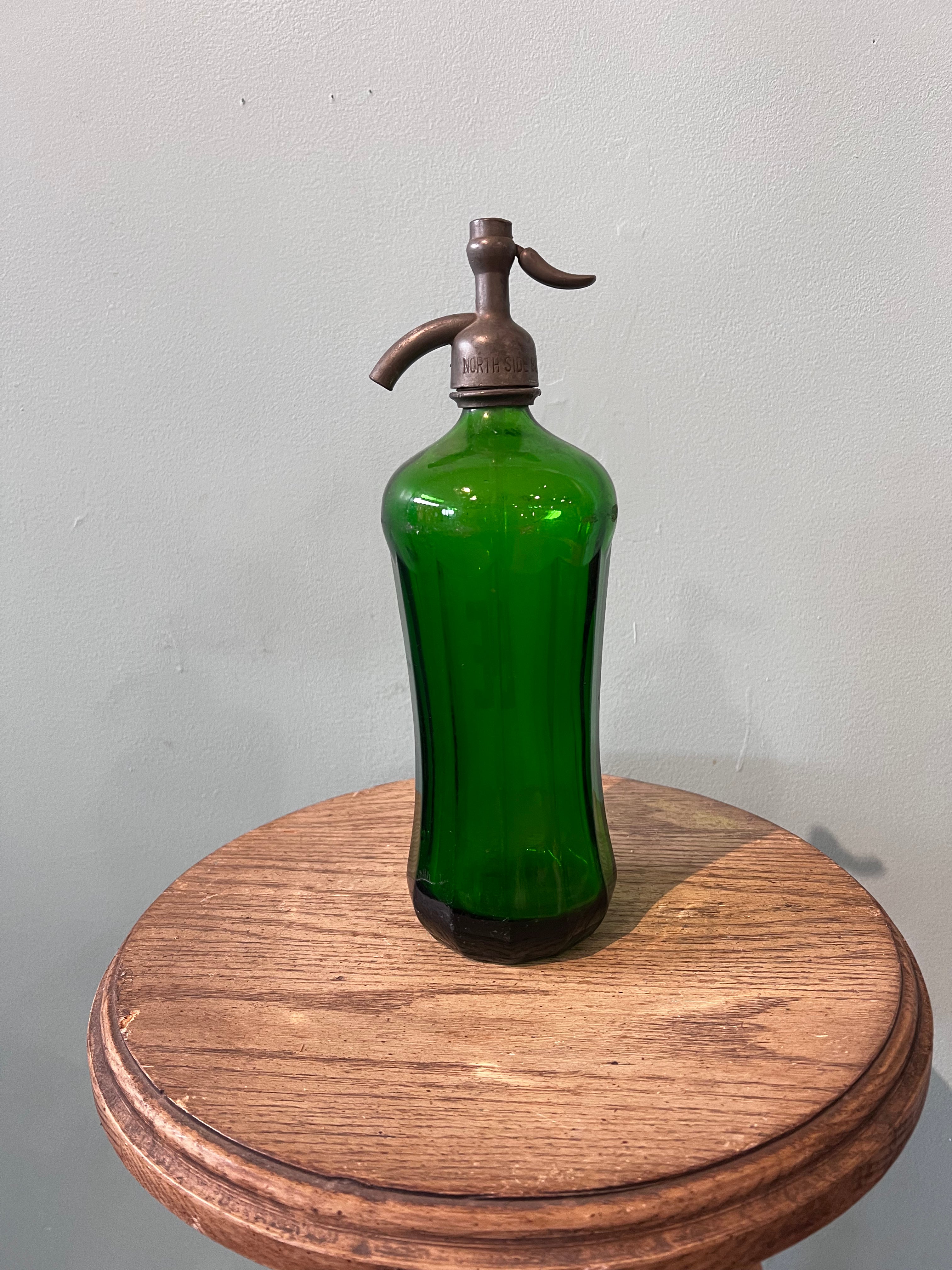 Green Seltzer Bottle