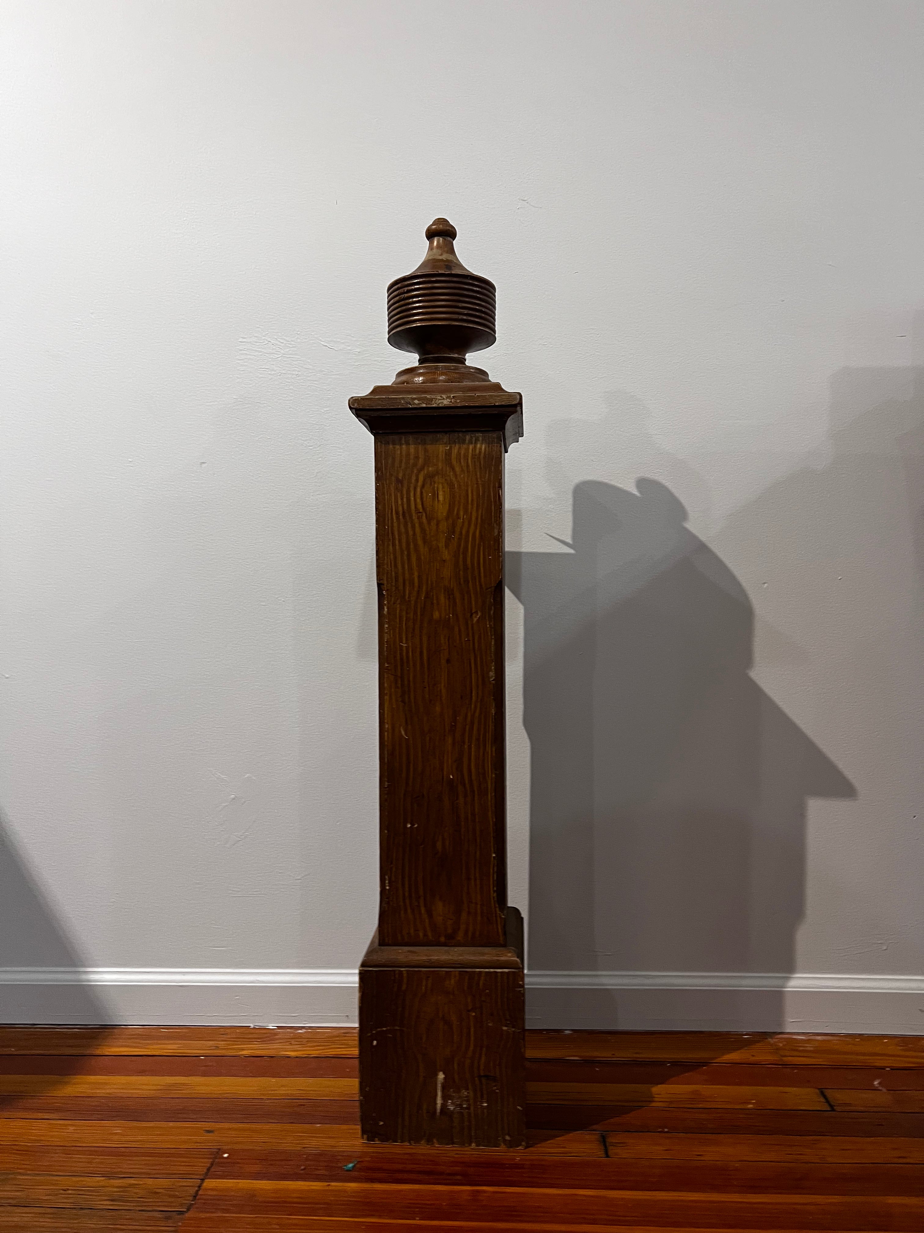 Brown Newel Post