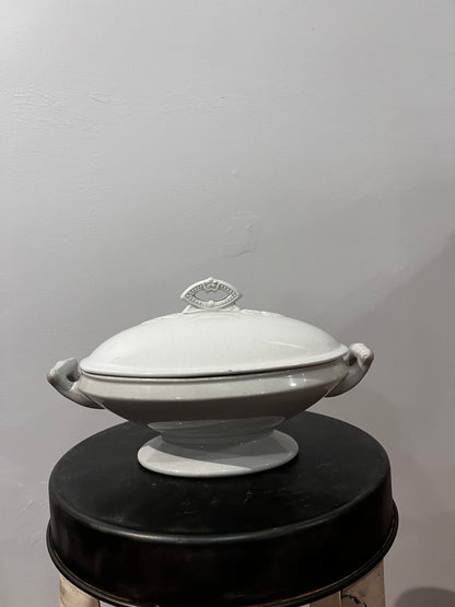 Vintage White Soup Tureen