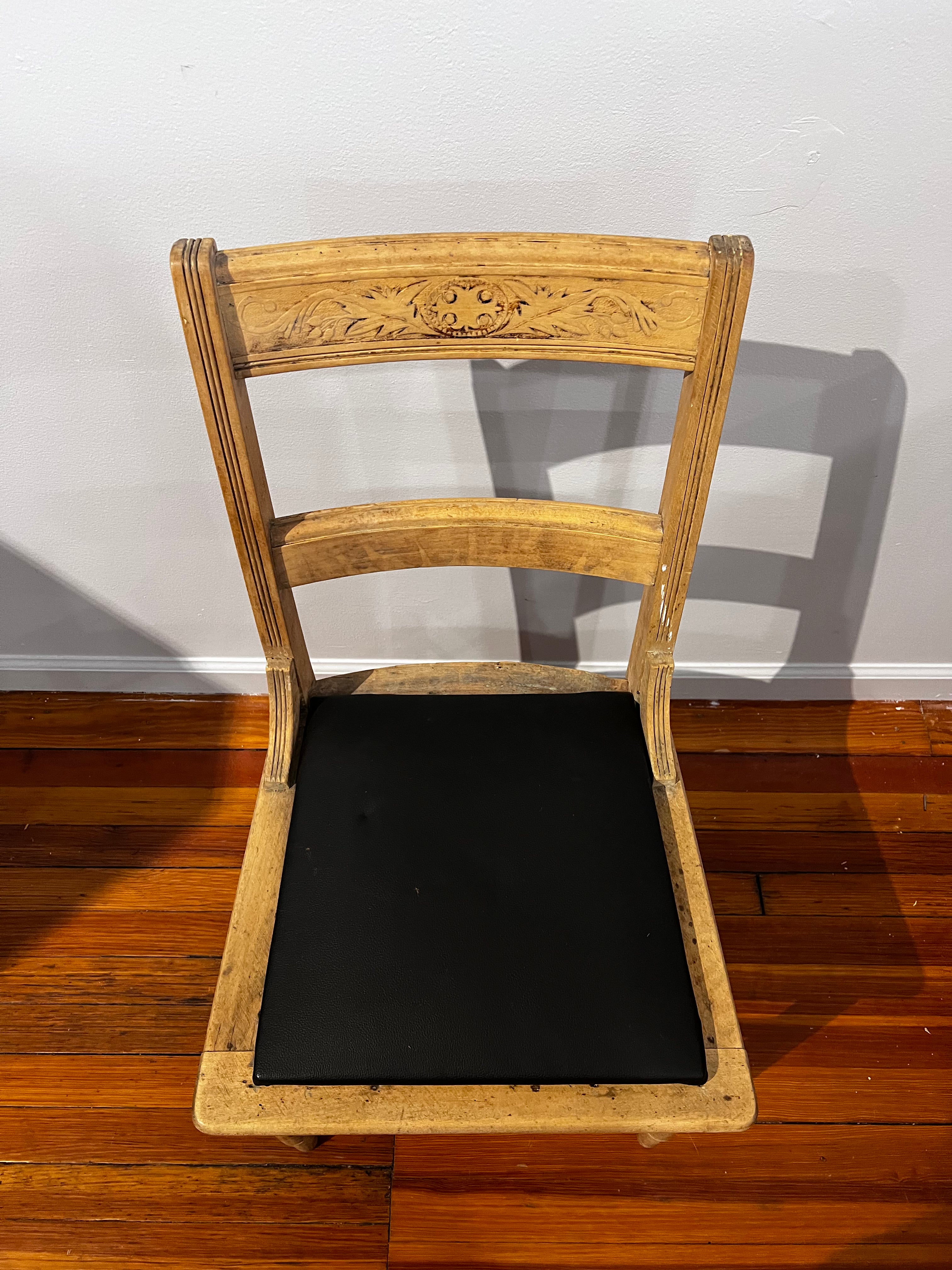 Elm Trestle Chair