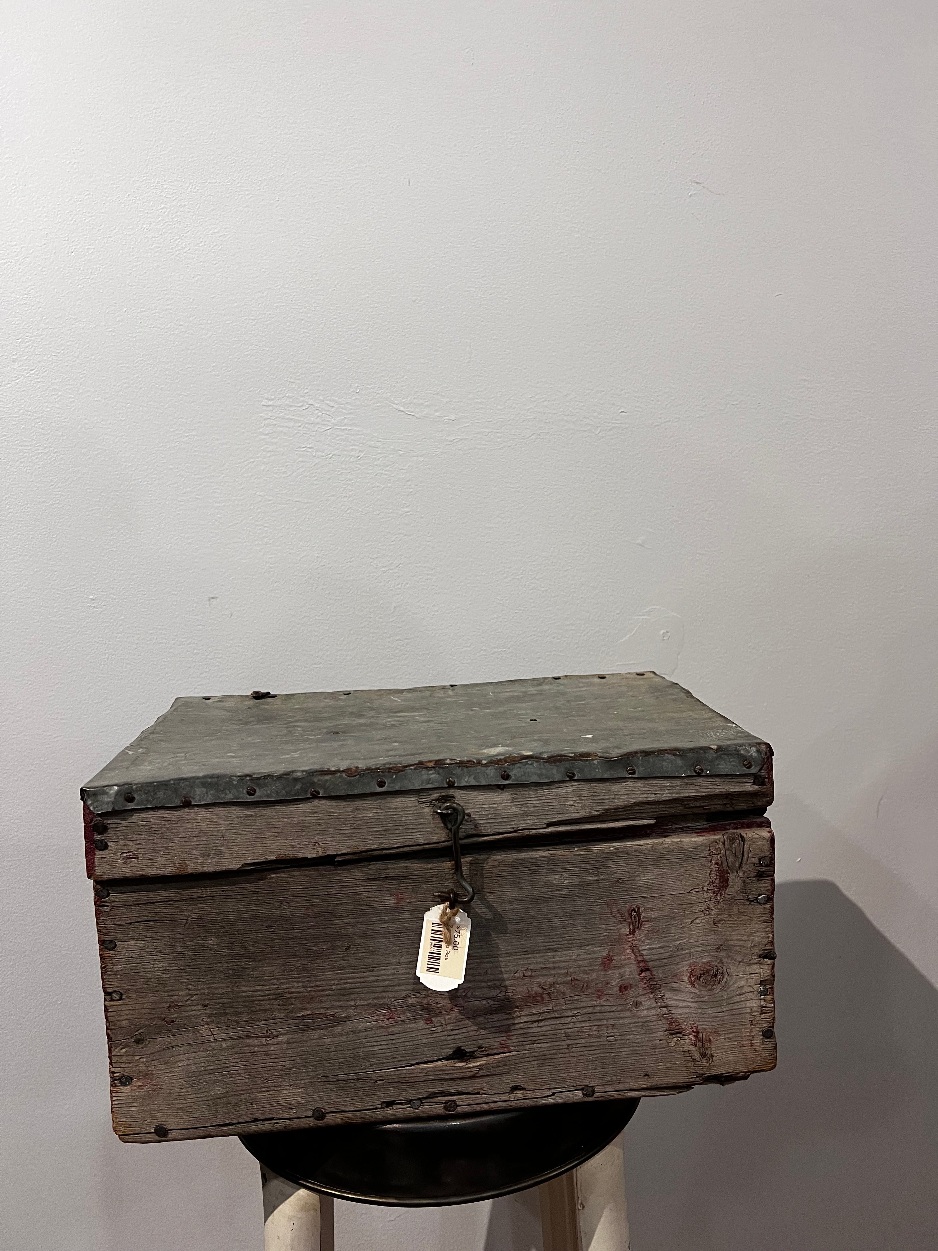 Zinc Top Box