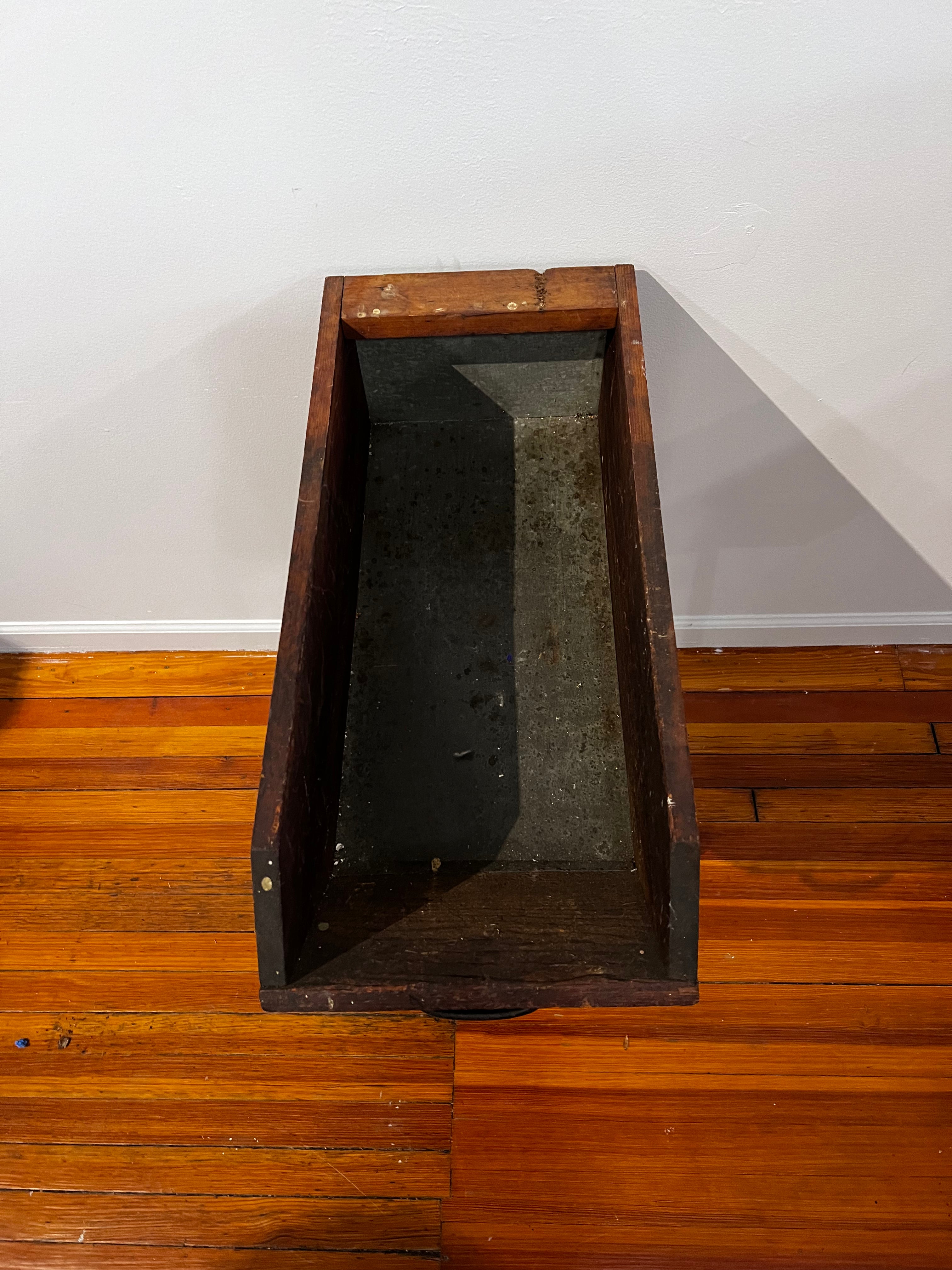Vintage Wooden Bin