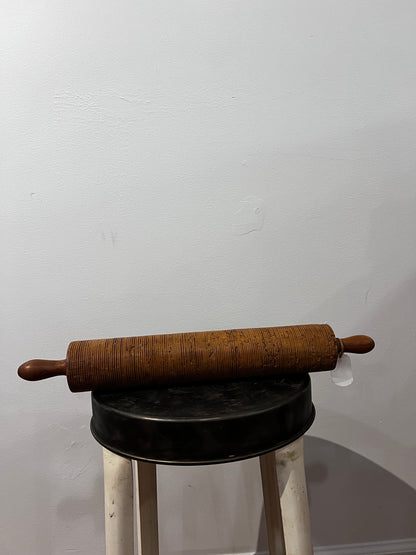 Antique Ribbed Rolling pin