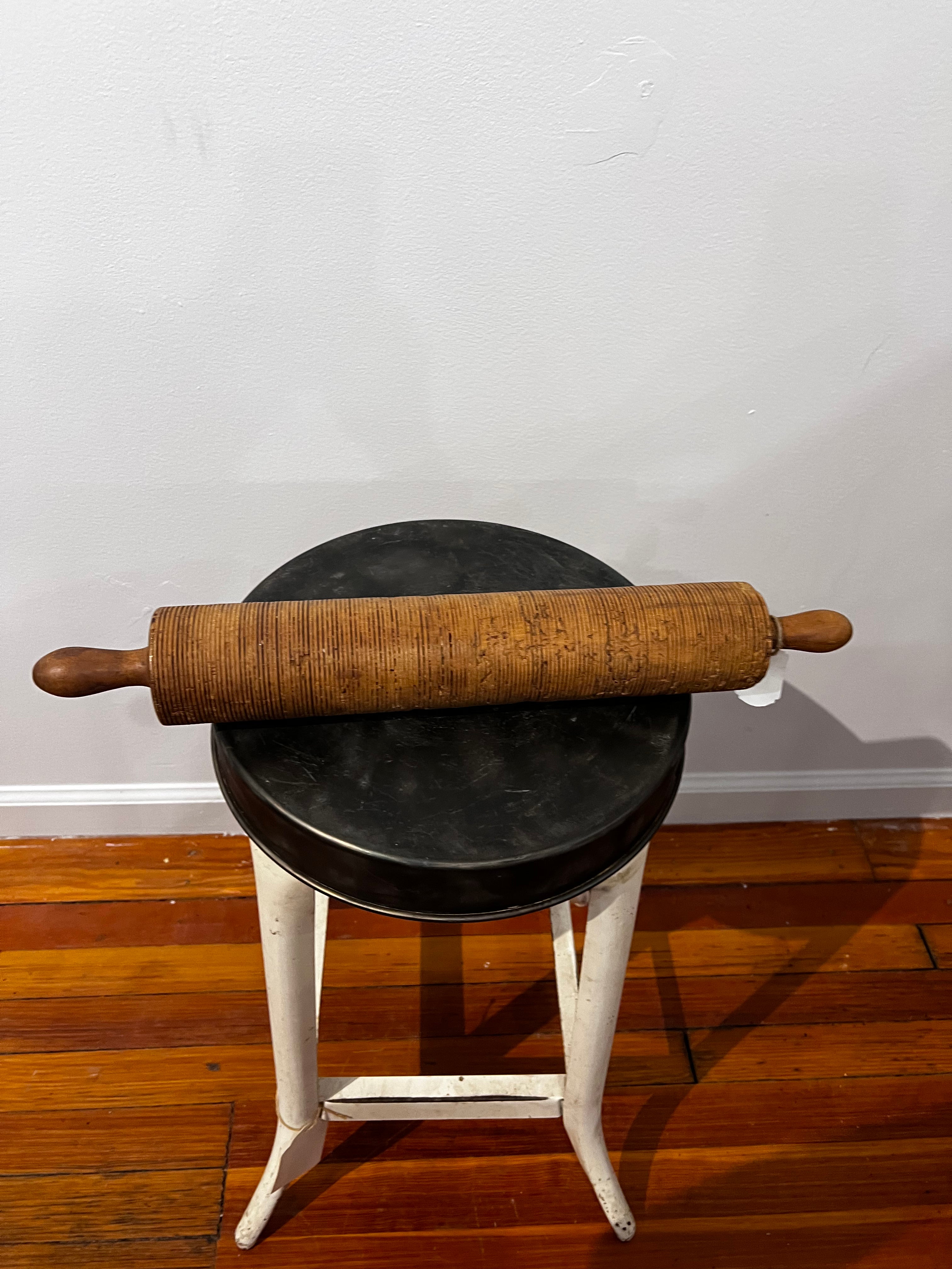 Antique Ribbed Rolling pin