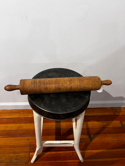 Antique Ribbed Rolling pin