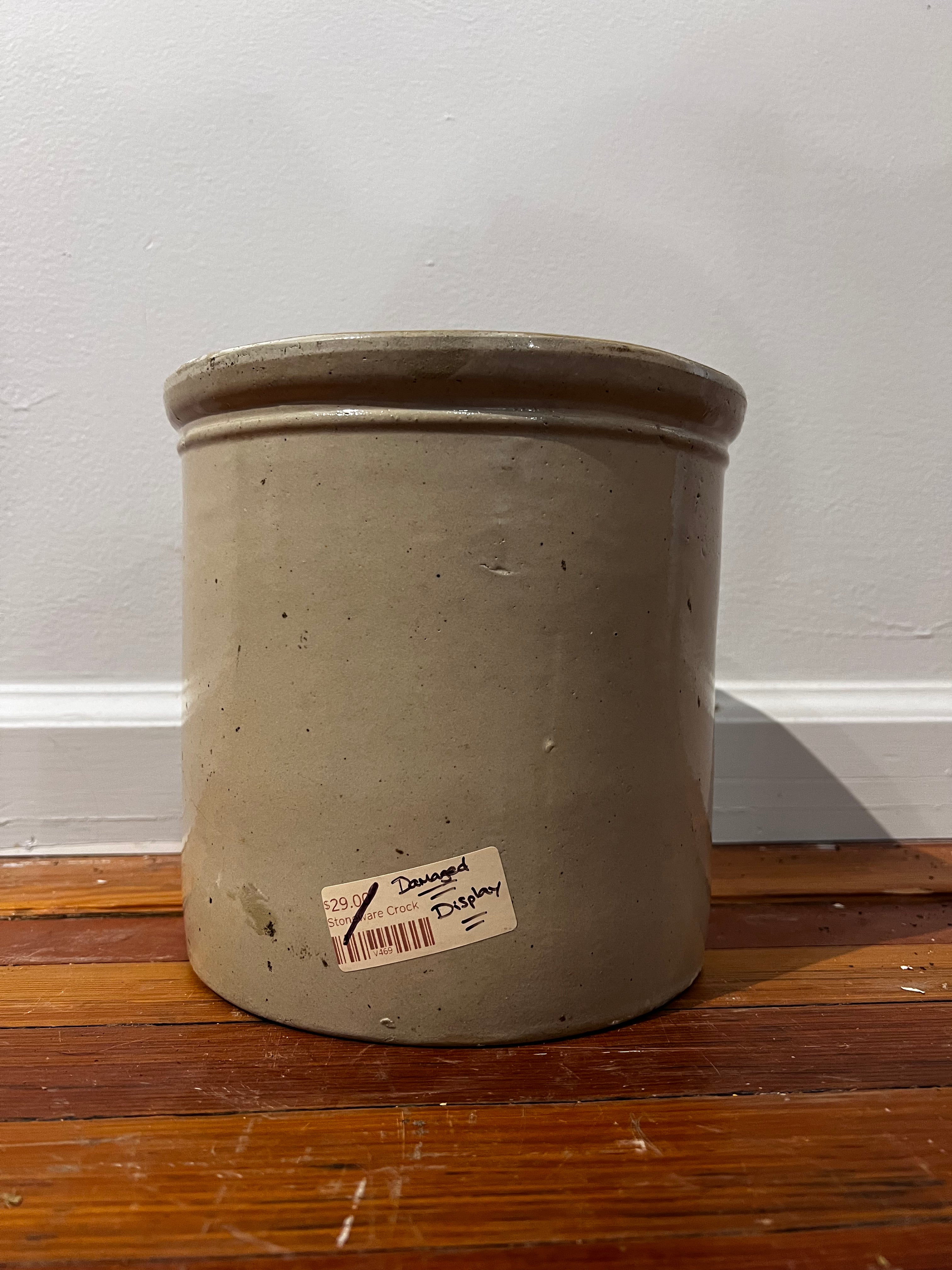 Stoneware Crock (damaged)